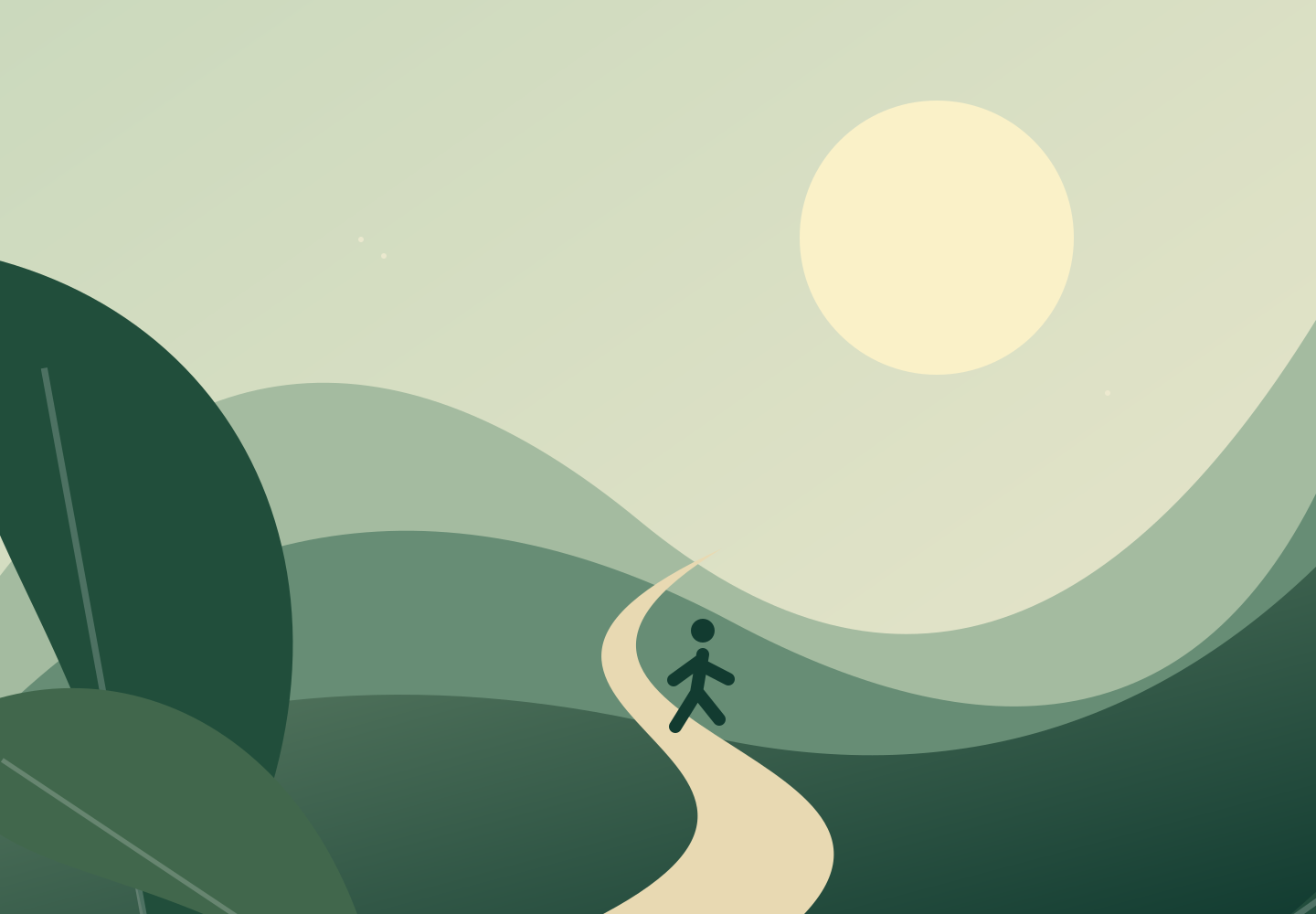 Autorská ilustrácia k téme pohyb